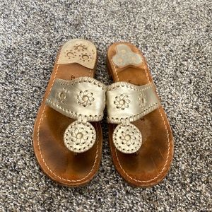 Gold Jack Rogers size 6